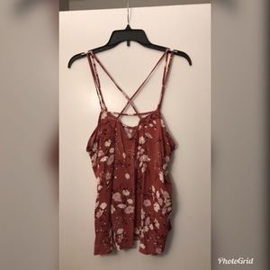 Floral String Top